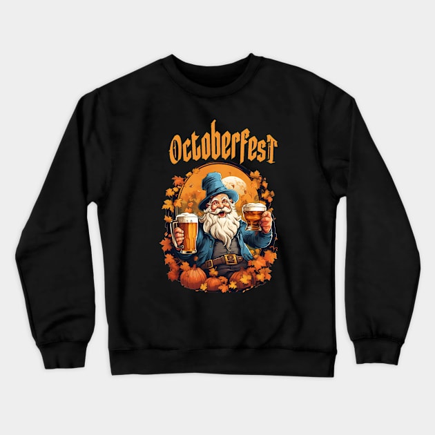 Octoberfest Crewneck Sweatshirt by TooplesArt